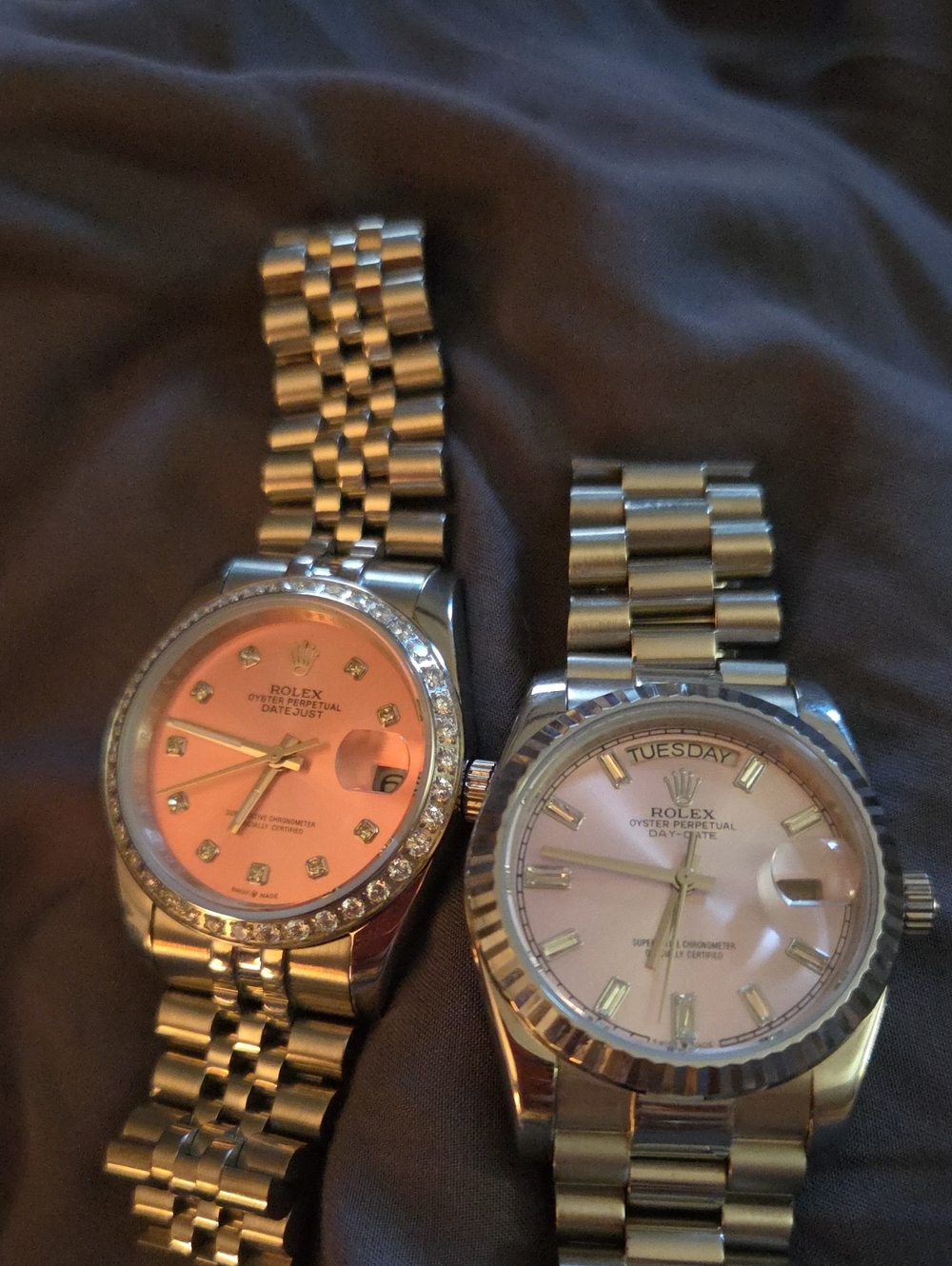 Source Unknown Pink Dial Stainless Steel Bracelet Watch